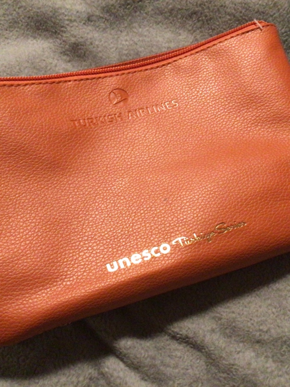 NEW, Turkish Airlines Business Class UNESCO Türkiye Neoprene Zipper Pouch - Picture 7 of 9